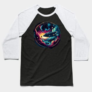 Galactic Odyssey: A Journey Beyond Stars Baseball T-Shirt